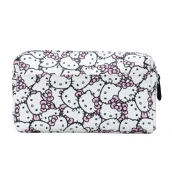Hello Kitty® Cosmetic Pouch -Impressionsvanity IVCS HKRH01 BOWS WHT B