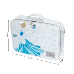 Cinderella Makeup Carry Case With Adjustable Dividers -Impressionsvanity IVCS KCP265 DIS DMNS