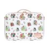 Princess "Dream" Makeup Carry Case With Adjustable Dividers -Impressionsvanity IVCS KCP265 DIS WHT FRONT