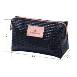 Raven Cosmetic Bag 7 Raven Cosmetic Bag -Impressionsvanity IVCS KCPB59S BLK RAVEN DMNS
