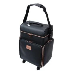 SLAYssentials LUXE 24-Inch Travel Organizer Makeup Case -Impressionsvanity IVCS P56 BLK F3