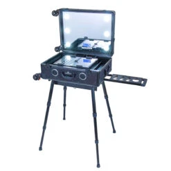 SlayCase® Pro Lux Vanity Travel Train Case 20 SlayCase® Pro Lux Vanity Travel Train Case -Impressionsvanity IVCS SLAYCASELUXBT SPBLK INSIDE