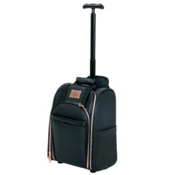 SLAYssentials LUXE 18-Inch Travel Organizer Makeup Case -Impressionsvanity IVCS ZU05T BLK handle up