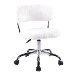 Willow Swivel Vanity Chair 25 Willow Swivel Vanity Chair -Impressionsvanity IVFC D81964 WHTFF 2