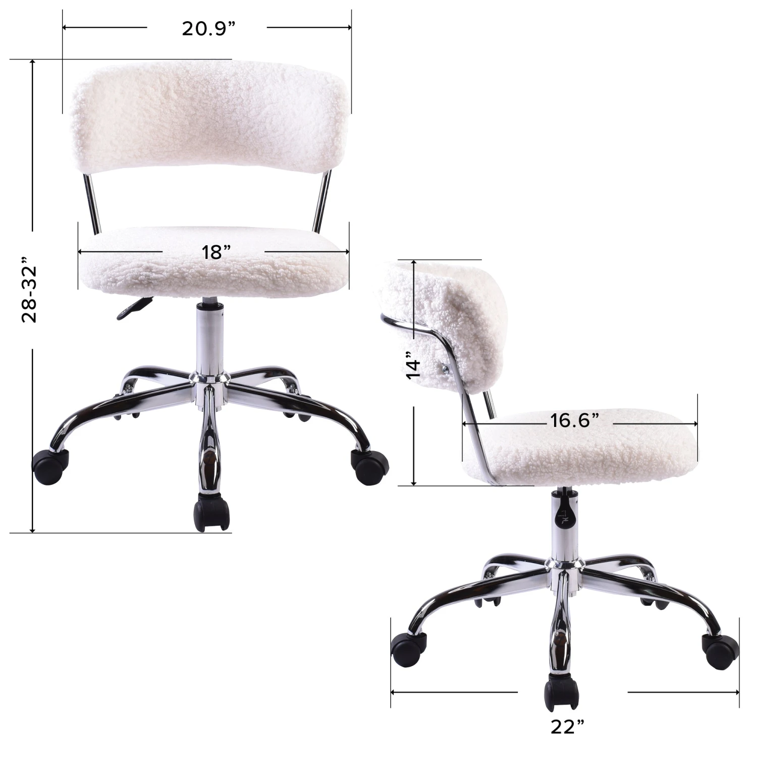 Willow Swivel Vanity Chair 5 Willow Swivel Vanity Chair - Image 3