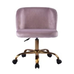 Rylee Swivel Vanity Chair 37 Rylee Swivel Vanity Chair -Impressionsvanity IVFC D8355 PNKV 1