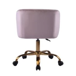 Rylee Swivel Vanity Chair 40 Rylee Swivel Vanity Chair -Impressionsvanity IVFC D8355 PNKV 4