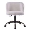 Rylee Swivel Vanity Chair 1 Rylee Swivel Vanity Chair -Impressionsvanity IVFC D8355 WHTLW 1