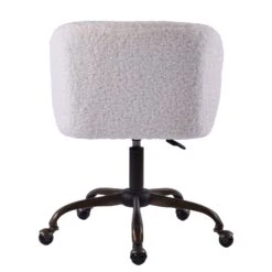 Rylee Swivel Vanity Chair 26 Rylee Swivel Vanity Chair -Impressionsvanity IVFC D8355 WHTLW 4