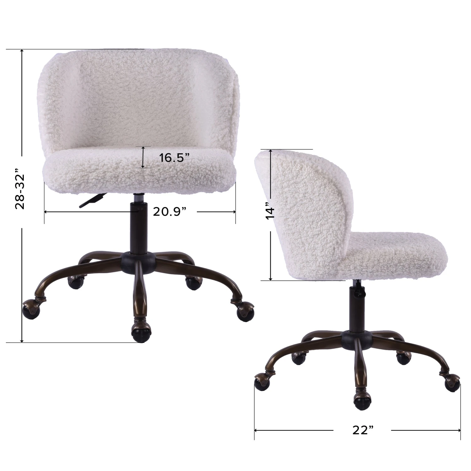 Rylee Swivel Vanity Chair 6 Rylee Swivel Vanity Chair - Image 4