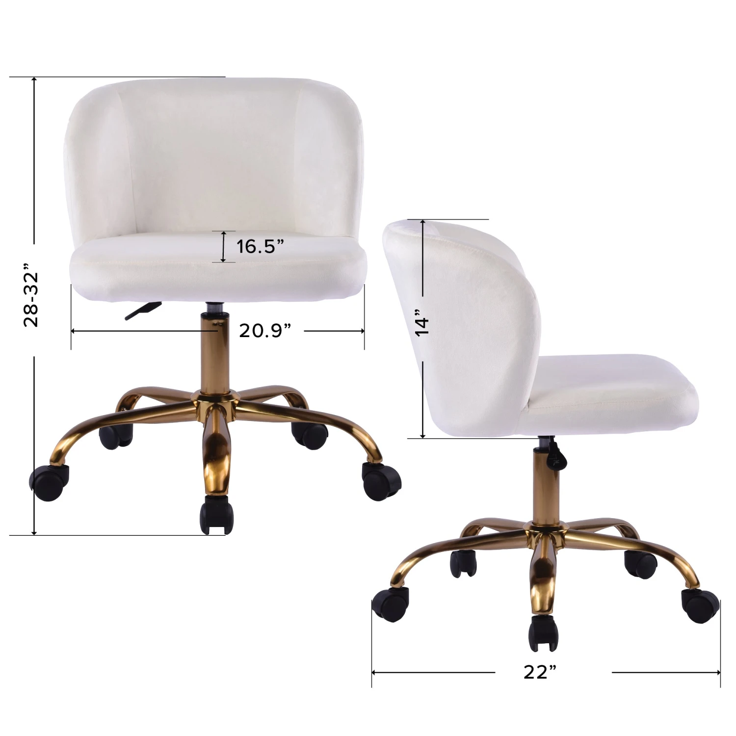 Rylee Swivel Vanity Chair 12 Rylee Swivel Vanity Chair - Image 10