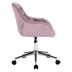 Ava Tufted Vanity Chair 12 Ava Tufted Vanity Chair -Impressionsvanity IVFC D8445 PNKV 3