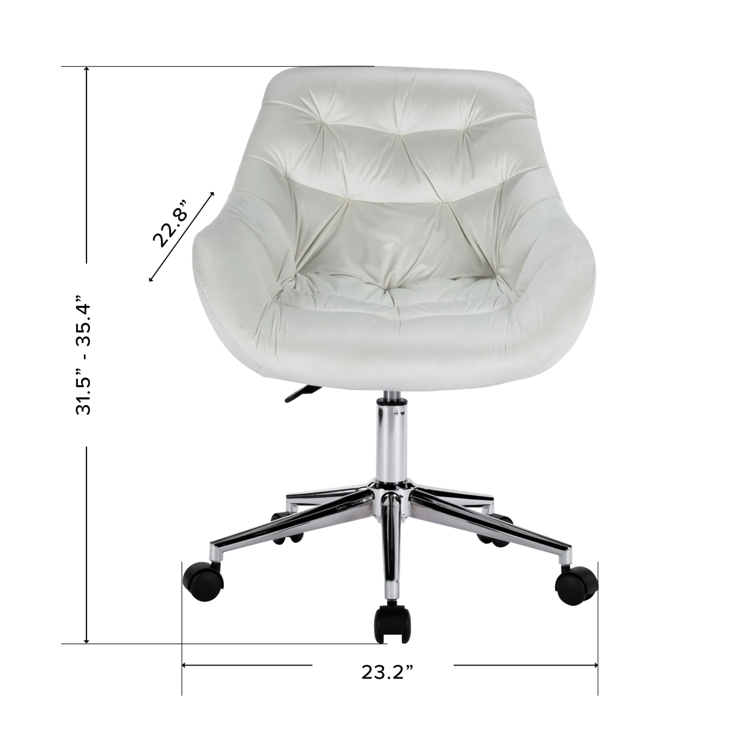 Ava Tufted Vanity Chair 10 Ava Tufted Vanity Chair - Image 8