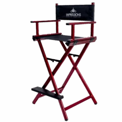 Foldable Professional Makeup Artist's Chair 40 Foldable Professional Makeup Artist's Chair -Impressionsvanity IVFC DCPRO DRD SIDE