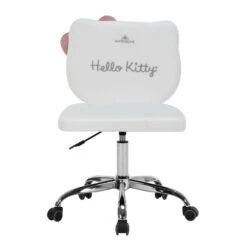 Hello Kitty® Kawaii Swivel Vanity Chair 20 Hello Kitty® Kawaii Swivel Vanity Chair -Impressionsvanity IVFC HK229 WHT 2