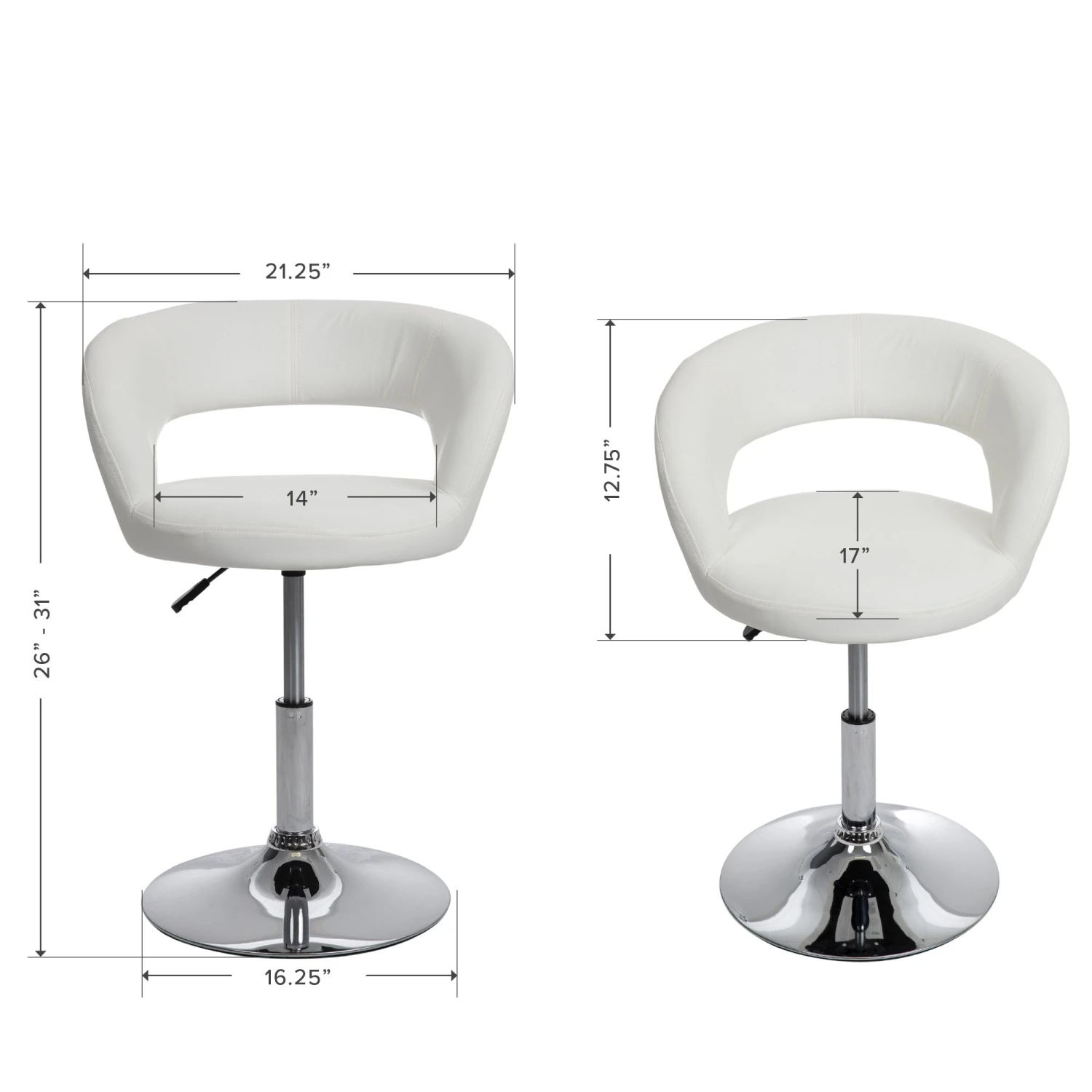 Giselle Contemporary Vanity Chair 21 Giselle Contemporary Vanity Chair - Image 19