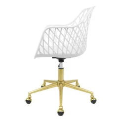 Robin Swivel Vanity Chair 24 Robin Swivel Vanity Chair -Impressionsvanity IVFC IPS225 WHT S