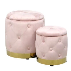 Kiki Storage Ottoman Set 16 Kiki Storage Ottoman Set -Impressionsvanity IVFC IPS256 LPNKV SET