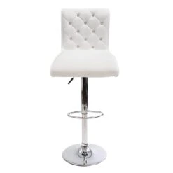 Elizabeth Crystal Tufted Vanity Stool 27 Elizabeth Crystal Tufted Vanity Stool -Impressionsvanity IVFC TF1070 VWHTcopy