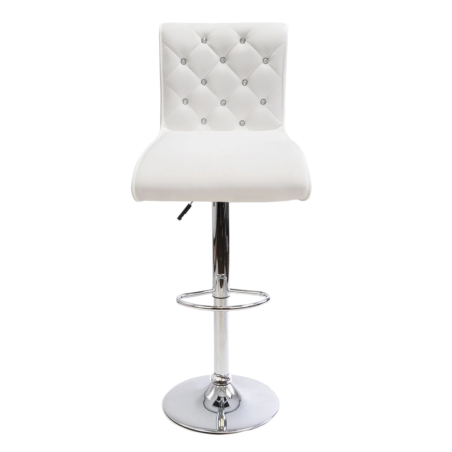 Elizabeth Crystal Tufted Vanity Stool 15 Elizabeth Crystal Tufted Vanity Stool - Image 13