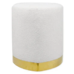 Kianna Heart Vanity Ottoman