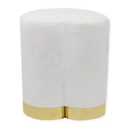 Kianna Heart Vanity Ottoman -Impressionsvanity IVFS IPS253 BOWHT 3