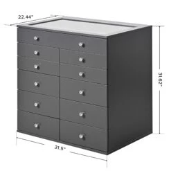 SlayStation® Display Chest With Drawers -Impressionsvanity IVFS SLAYCH6028 CHAR DMNS 6c4a993c f8a2 4002 a0d5 a040648db87e