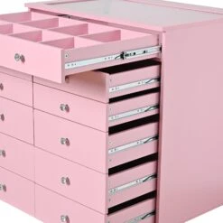 SlayStation® Display Chest With Drawers -Impressionsvanity IVFS SLAYCH6028 PNK 2