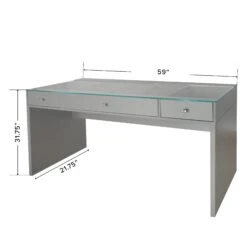 SlayStation® Naomi Vanity Table 41 SlayStation® Naomi Vanity Table -Impressionsvanity IVFT SLAYNAOMI TBL SIL N DMNS