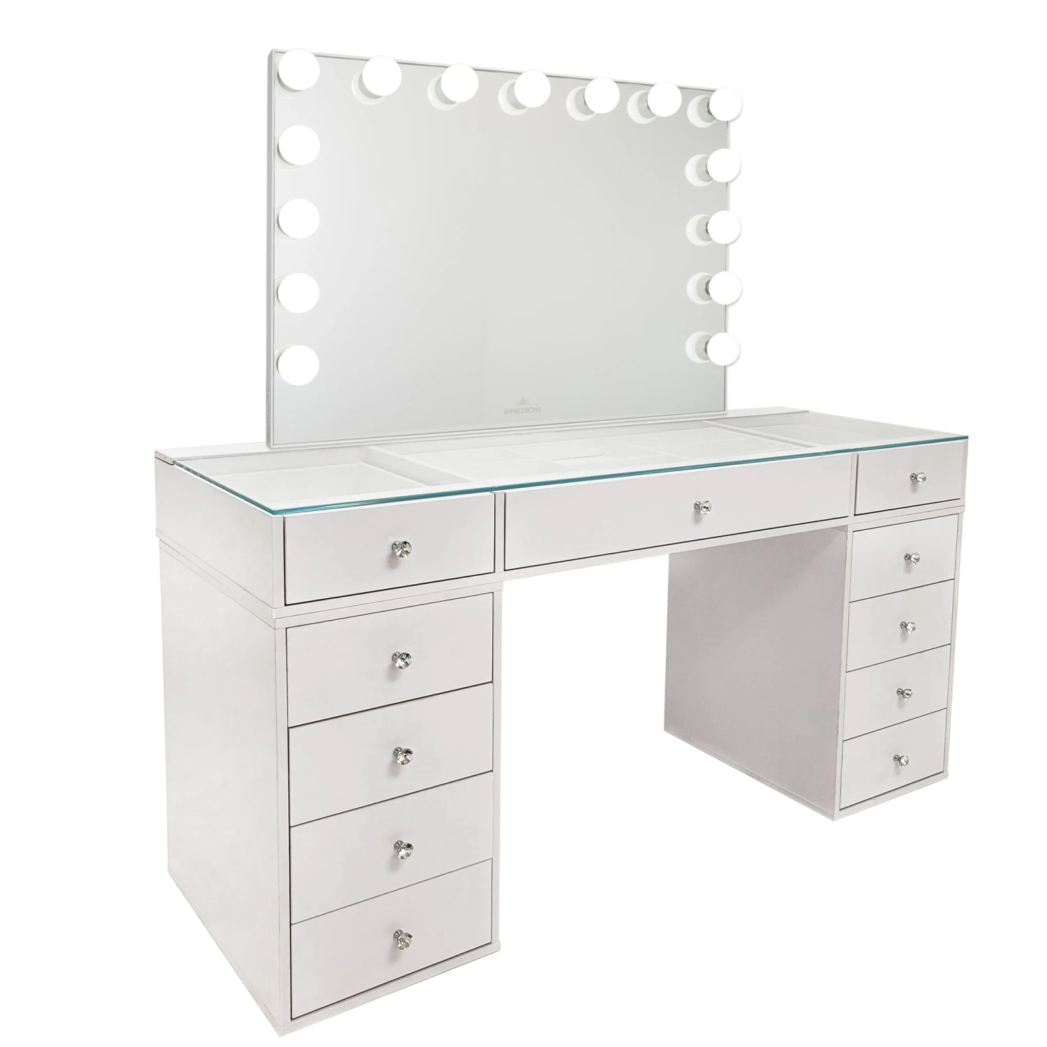 SlayStation® Naomi Vanity Table + Vanity Mirror + 4 Drawer Units Bundle 5 SlayStation® Naomi Vanity Table + Vanity Mirror + 4 Drawer Units Bundle - Image 3