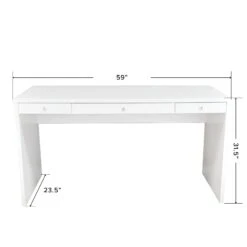 SlayStation® Marie Vanity Table 13 SlayStation® Marie Vanity Table -Impressionsvanity IVFT SSMARIE6096 WHTDMNS