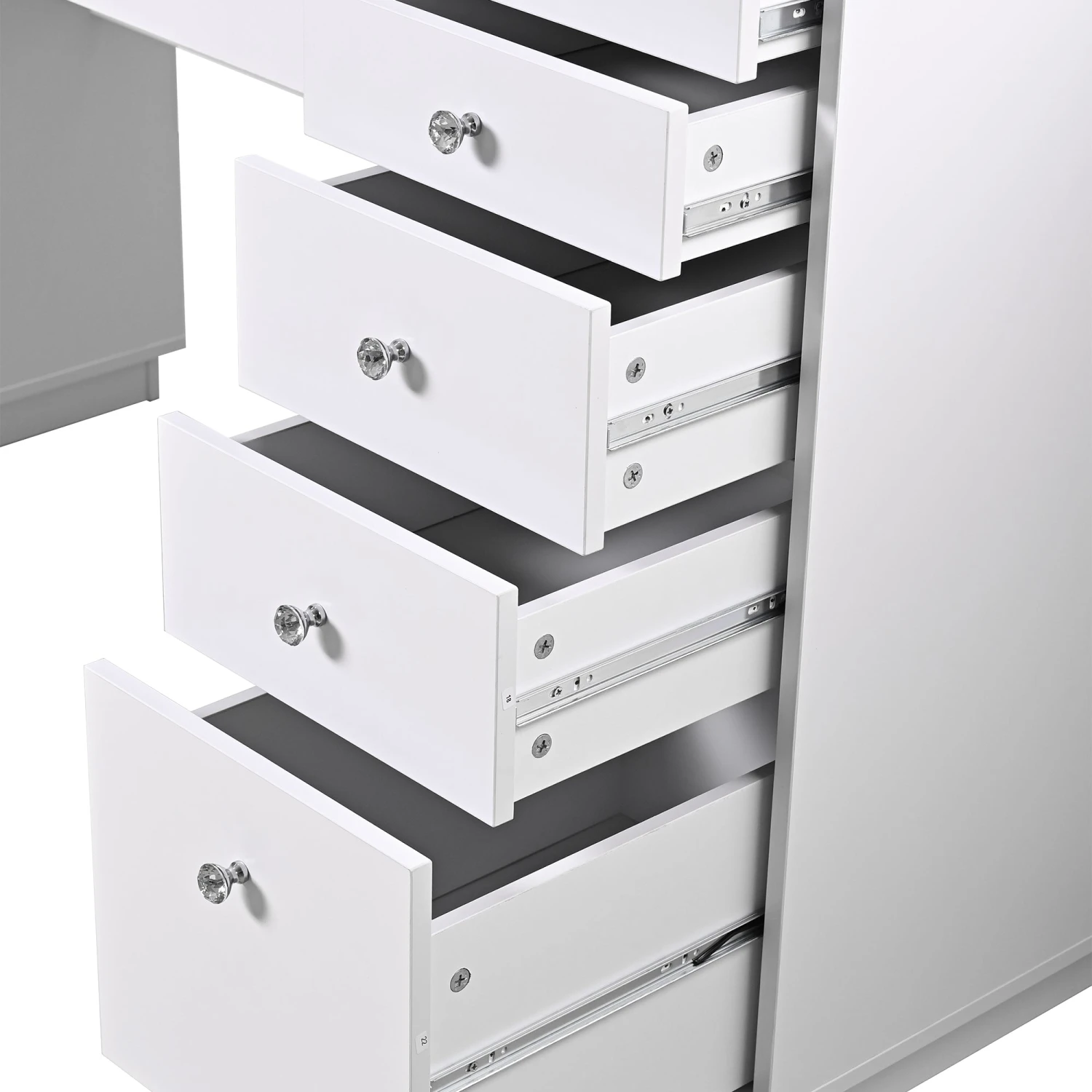 SlayStation® Odette Vanity Table With Top Display Drawers 11 SlayStation® Odette Vanity Table With Top Display Drawers - Image 9