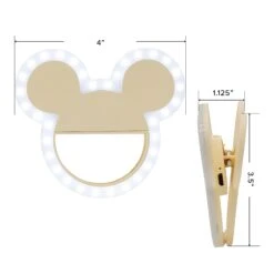 Mickey Mouse GlowMe® LED Beauty Ring Light -Impressionsvanity IVLG GLOWMEVE2 MIC DMNS
