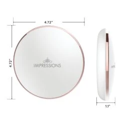Coco LED Compact Mirror -Impressionsvanity IVMC COCO CM WHTDMNS