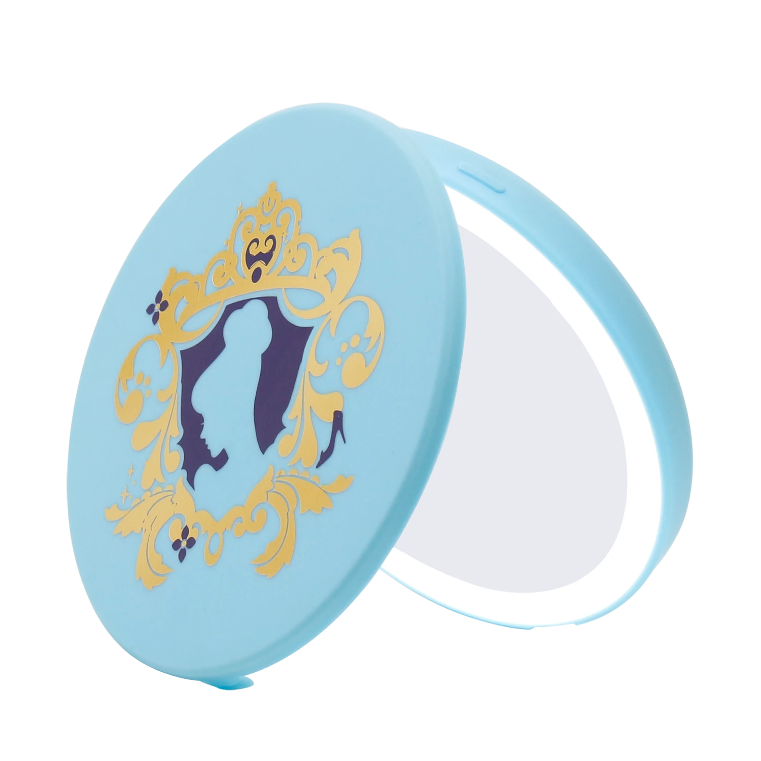 Cinderella Compact Mirror With Wireless Power Bank Charging Base 3 Cinderella Compact Mirror With Wireless Power Bank Charging Base