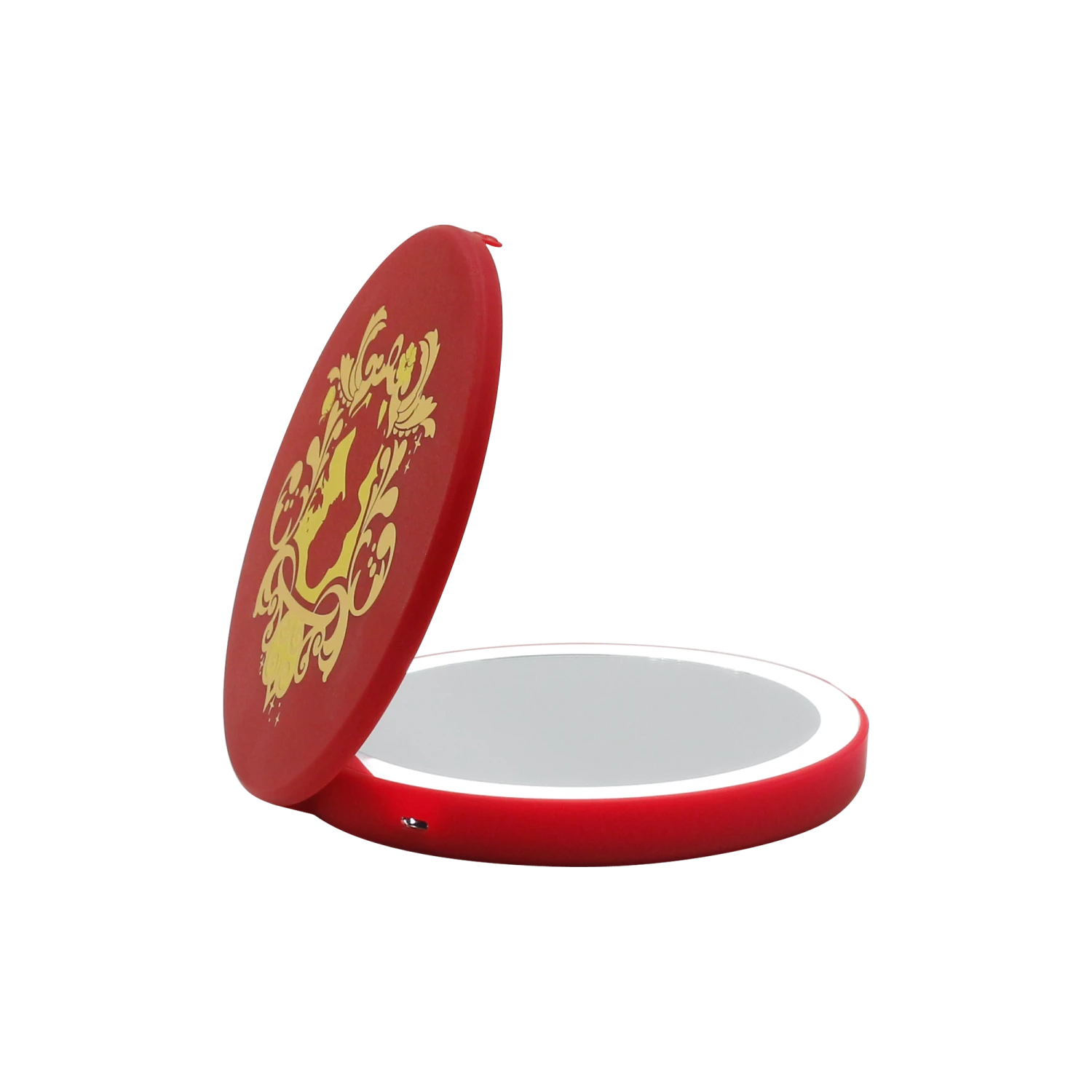 Snow White Compact Mirror With Wireless Power Bank Charging Base 4 Snow White Compact Mirror With Wireless Power Bank Charging Base - Image 2