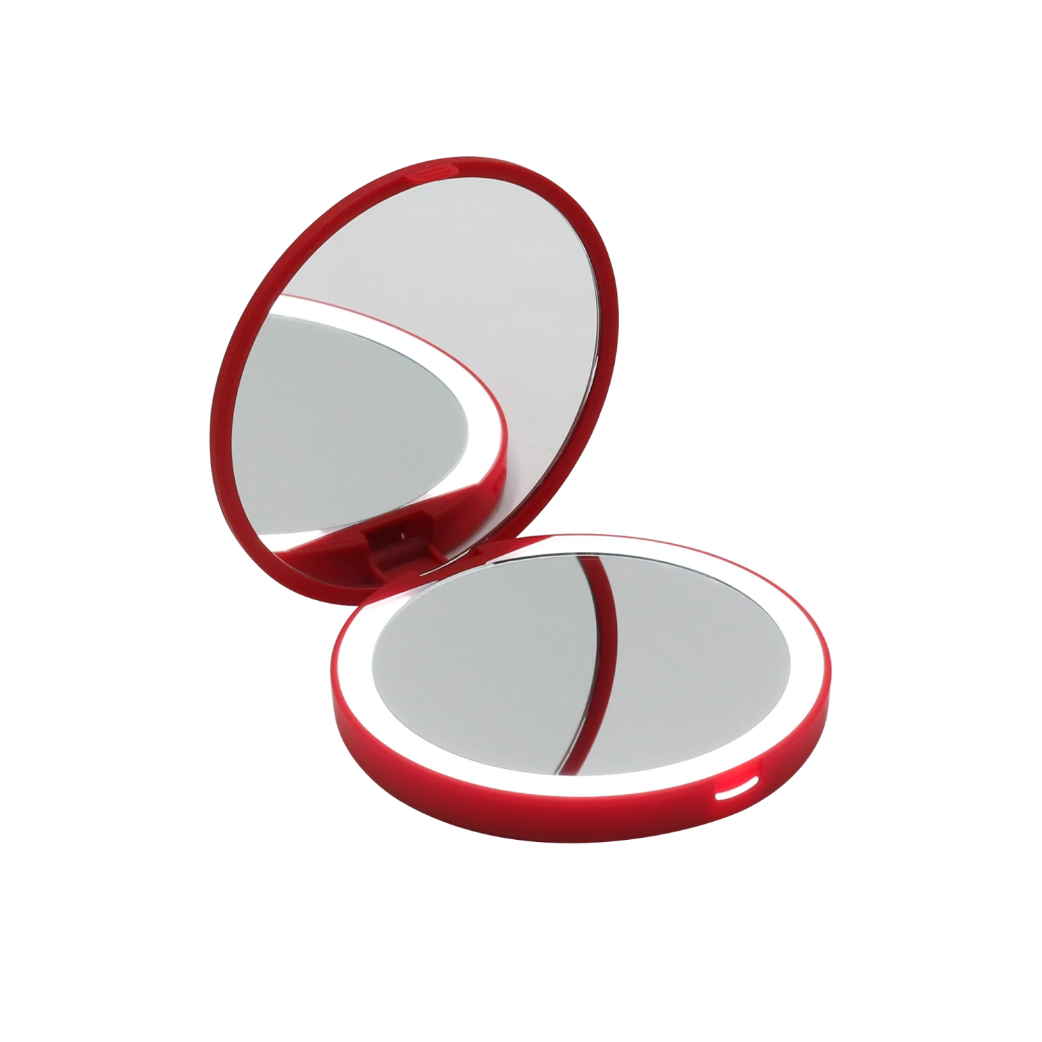 Snow White Compact Mirror With Wireless Power Bank Charging Base 5 Snow White Compact Mirror With Wireless Power Bank Charging Base - Image 3