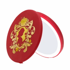 Snow White Compact Mirror With Wireless Power Bank Charging Base