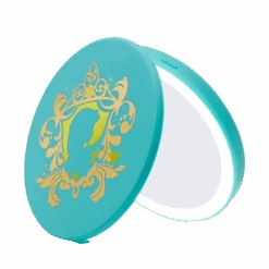 Jasmine Compact Mirror With Wireless Power Bank Charging Base