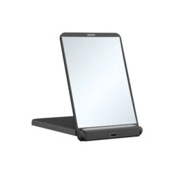 TouchUp 2.0 Rechargeable LED Compact Mirror -Impressionsvanity IVMC TOUCHUPV2 BLK INSIDE1