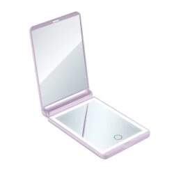 TouchUp 2.0 Rechargeable LED Compact Mirror -Impressionsvanity IVMC TOUCHUPV2 LAC INSIDE2