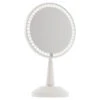 Bijou LED Hand Mirror With Charging Stand 2 Bijou LED Hand Mirror With Charging Stand -Impressionsvanity IVMM BIJOUHM WHT 2