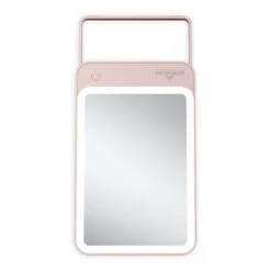 Chic Tri-Tone LED Makeup Mirror With Stand 15 Chic Tri-Tone LED Makeup Mirror With Stand -Impressionsvanity IVMM CHICM19 PNK F2