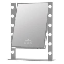 Cinématique XL Tri-Tone LED Makeup Mirror -Impressionsvanity IVMM CINE4051 SLV F2
