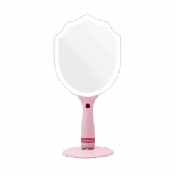 Aurora LED Handheld Makeup Mirror With Standing Base -Impressionsvanity IVMM DISHM AUR Aurora 1 Handheld