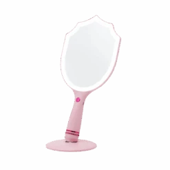 Aurora LED Handheld Makeup Mirror With Standing Base -Impressionsvanity IVMM DISHM AUR Aurora 4 Handheld