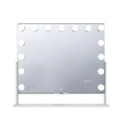 Gilded Tri-Tone LED Makeup Mirror W/ Bluetooth Speakers 22 Gilded Tri-Tone LED Makeup Mirror W/ Bluetooth Speakers -Impressionsvanity IVMM GILDTTBT WHT F1