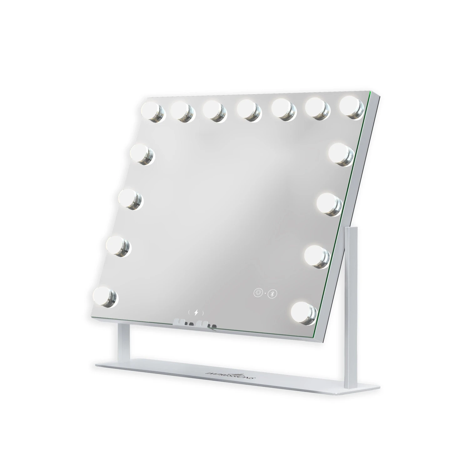 Gilded Tri-Tone LED Makeup Mirror W/ Bluetooth Speakers 13 Gilded Tri-Tone LED Makeup Mirror W/ Bluetooth Speakers - Image 11