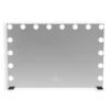 Glamour Tri-Tone Wide LED Makeup Mirror 2 Glamour Tri-Tone Wide LED Makeup Mirror -Impressionsvanity IVMM GLAML637 BLK front