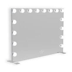 Glamour Tri-Tone Wide LED Makeup Mirror 15 Glamour Tri-Tone Wide LED Makeup Mirror -Impressionsvanity IVMM GLAML637 SLV 3 4